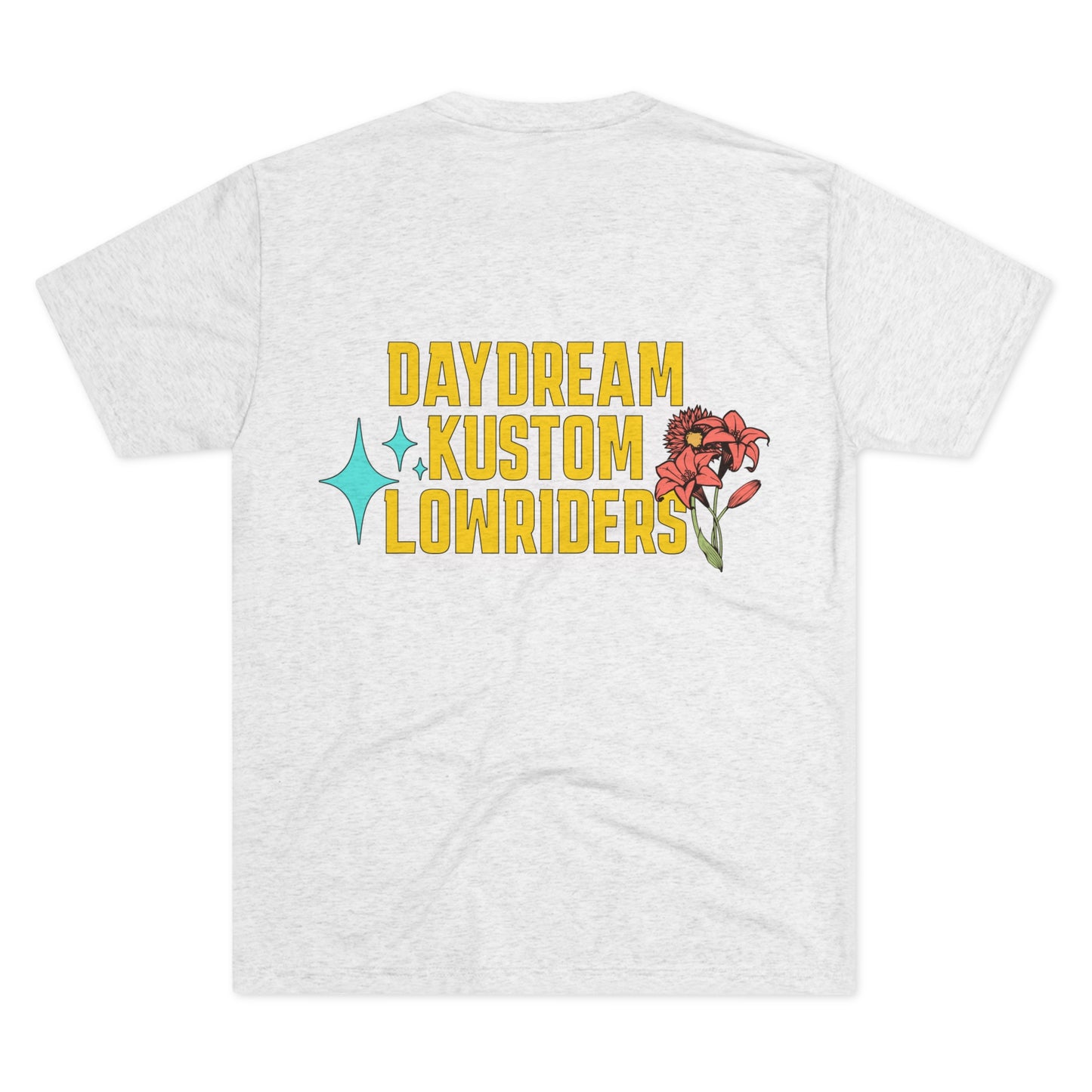 white daydream block (vintage Unisex Tri-Blend Crew Tee)