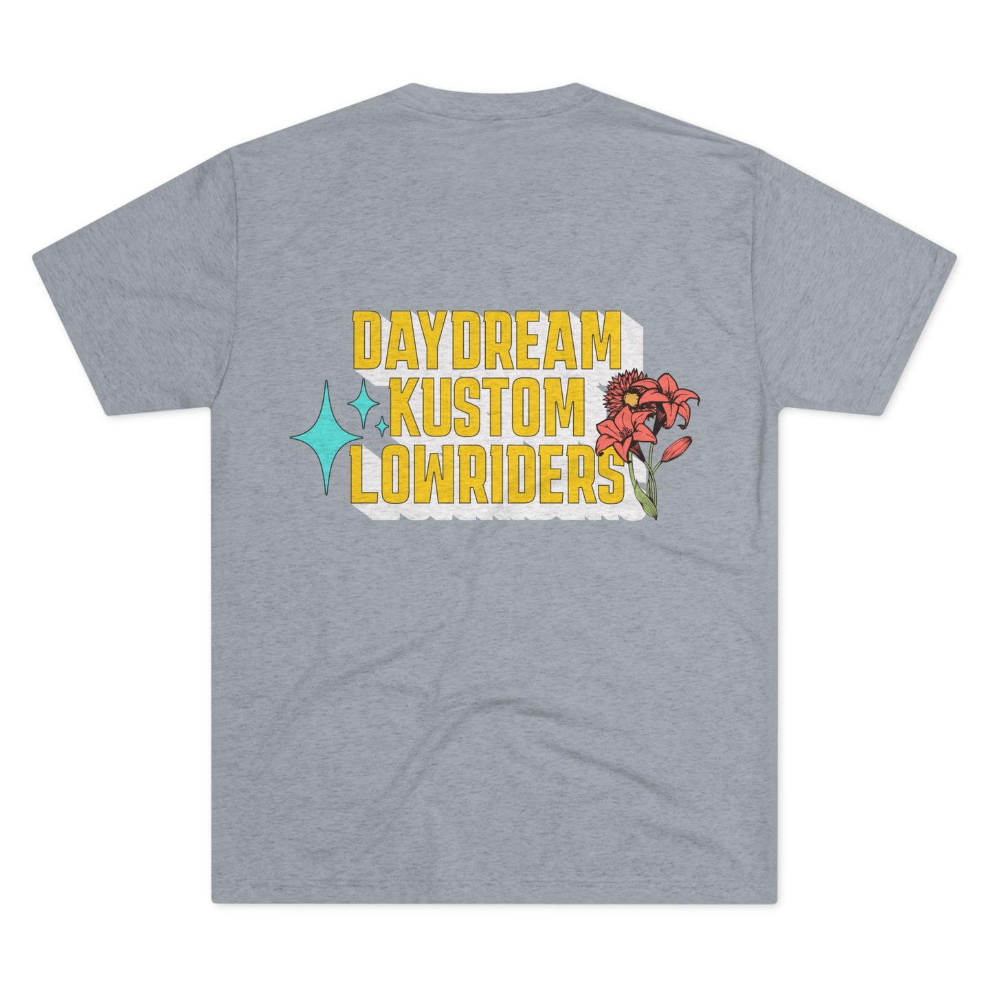 white daydream block (vintage Unisex Tri-Blend Crew Tee)