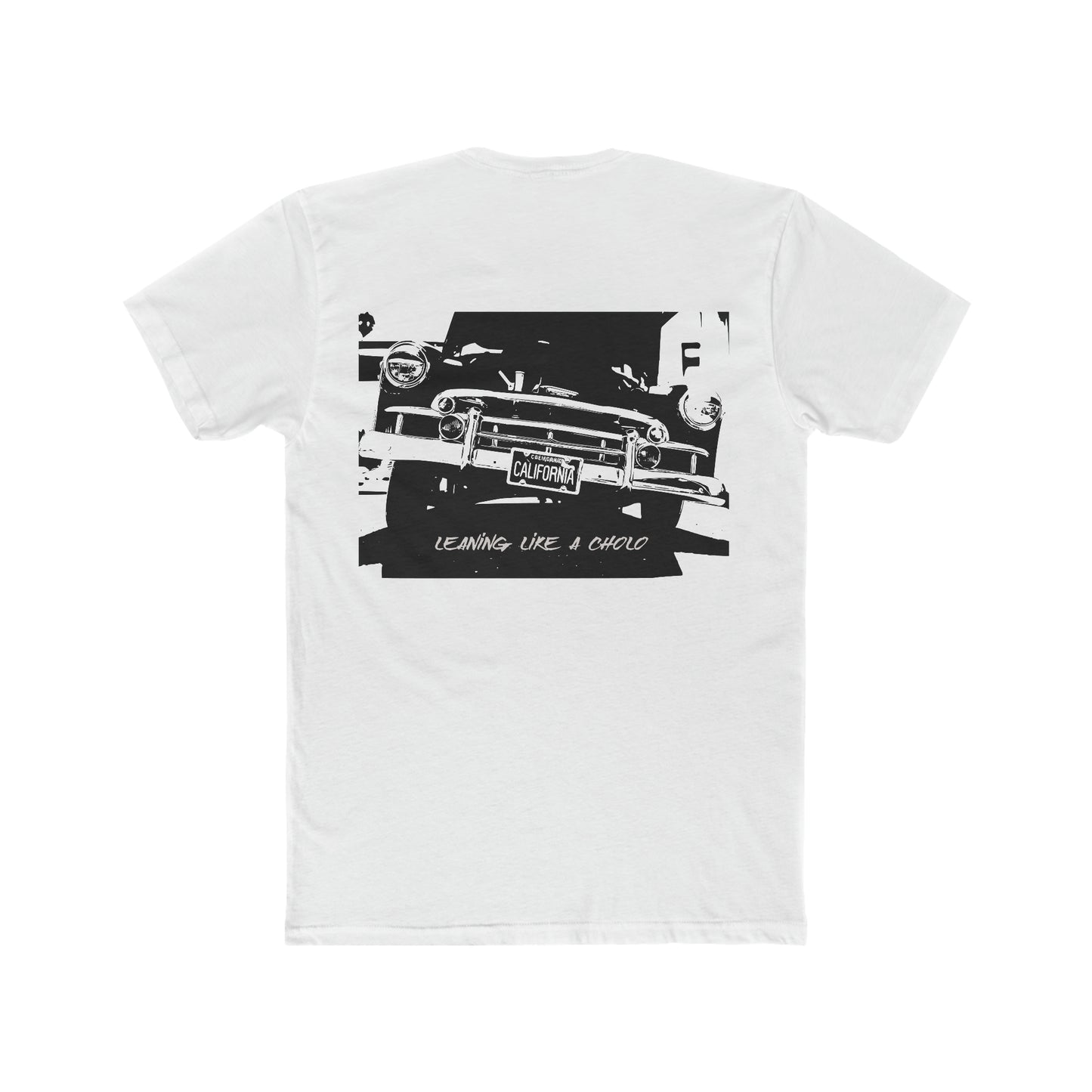 leaning like a cholo Men's Cotton Crew Tee