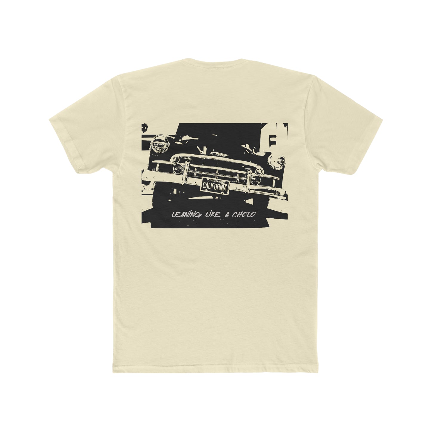 leaning like a cholo Men's Cotton Crew Tee